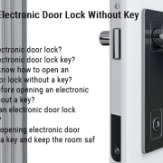 Jak otworzyć elektroniczny zamek do drzwi bez klucza? Dziewięć łatwych wskazówek 1