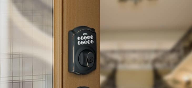 When do you need to reset a keypad door lock