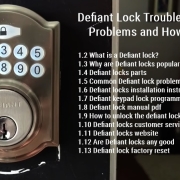 Defiant Lock 문제 해결 문제 및 해결 방법