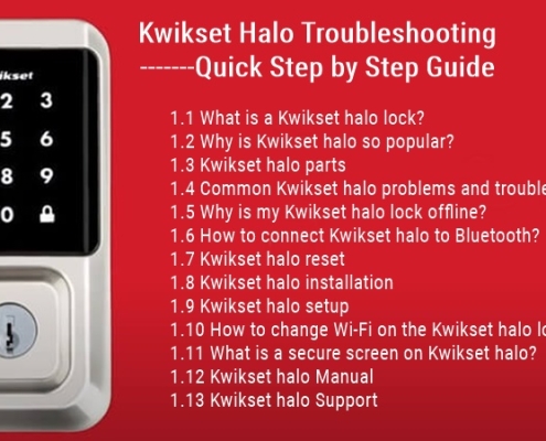 Kwikset Halo Troubleshooting Quick Step by Step Guide