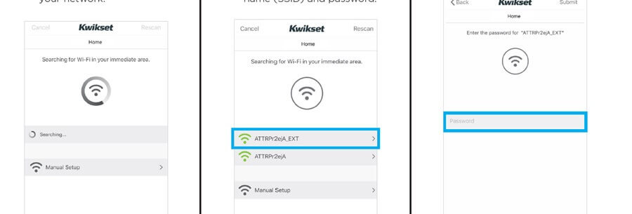 Configuración Wi-Fi de Kwikset halo