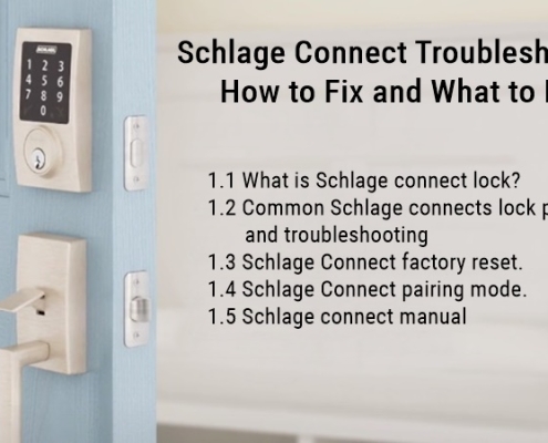 Solución de problemas de Schlage Connect Cómo solucionar y qué hacer