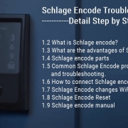 Schlage Encode Troubleshooting รายละเอียดทีละขั้นตอน Guide