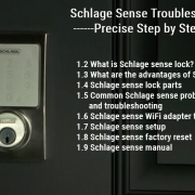 Schlage Sense Precizan vodič korak po korak za rješavanje problema