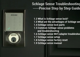Schlage Sense समस्या निवारण सटीक चरण दर चरण मार्गदर्शिका