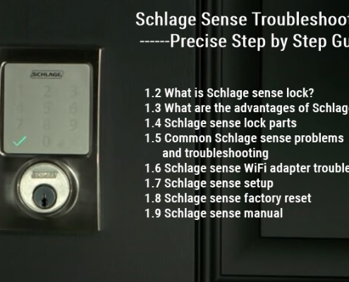 Schlage Sense समस्या निवारण सटीक चरण दर चरण मार्गदर्शिका