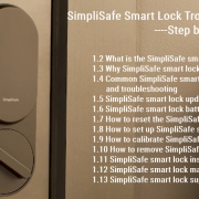 Průvodce odstraňováním problémů s funkcí SimpliSafe Smart Lock krok za krokem