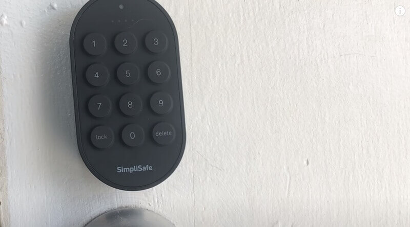 لوحة مفاتيح SimpliSafe تستنزف البطارية