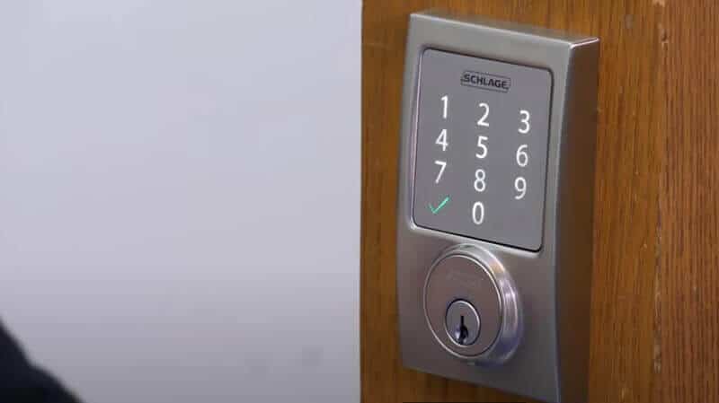 When do you need to change the code on the Schlage lock