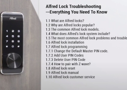 Alfred Lock fejlfinder alt, hvad du behøver at vide