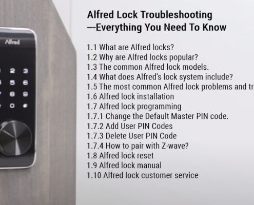 Alfred Lock Troubleshooting Everything You Need To Know