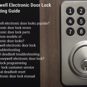Guía detallada de solución de problemas de cerraduras electrónicas de puertas de Honeywell