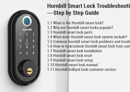 Hornbill Smart Lock Fejlfinding Trin for trin guide