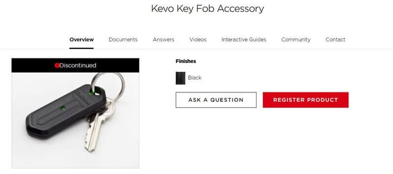 Kevo Key Fob Accessory