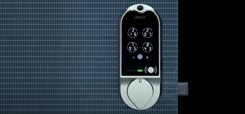 Lockly Vision Doorbell Camera Smart Lock. قفل ذكي لكاميرا جرس الباب