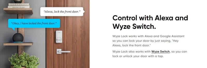 The Wyze lock is not working with Alexa