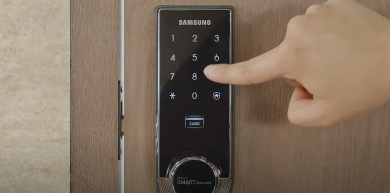 Samsung dørlås fingeraftryk virker ikke