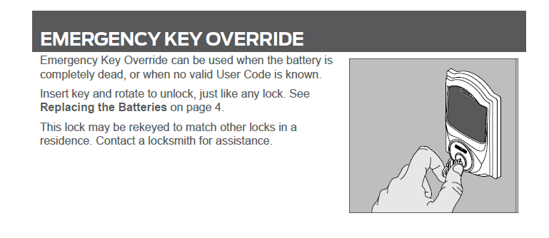 Emergency Key Override