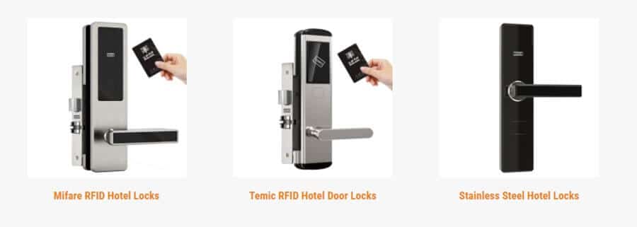 Kunci pintu hotel RFID