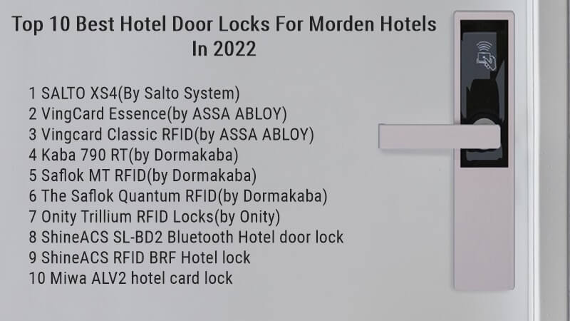 أفضل 10 أقفال أبواب للفنادق لفنادق موردن في عام 2022