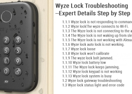 Wyze Lock Troubleshooting Expert Details Step by Step Guide