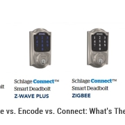 Schlage センス vs. エンコード vs. 接続