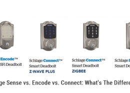 Schlage Sense مقابل Encode مقابل Connect