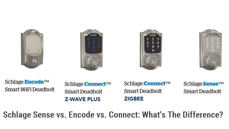 Schlage Sense vs. Encode vs. Connect