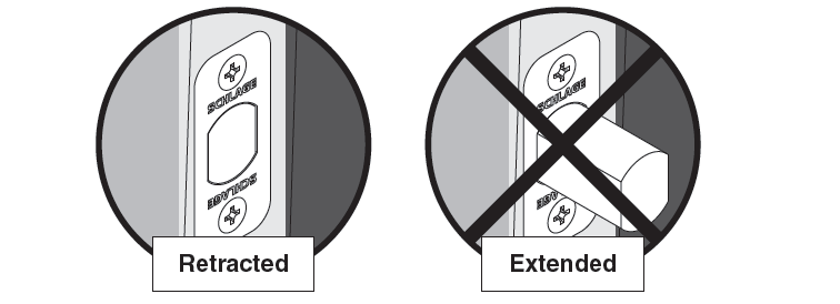 Schlage Lock no se bloquea desde el exterior; ¿Por qué y qué hacer? 1