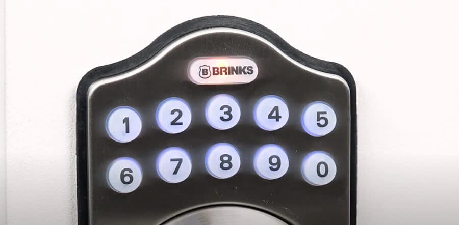 Brinks 버튼 표시등 소리 및 표시등