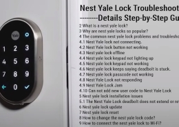 Detalles de la solución de problemas de la cerradura Nest Yale Guía paso a paso