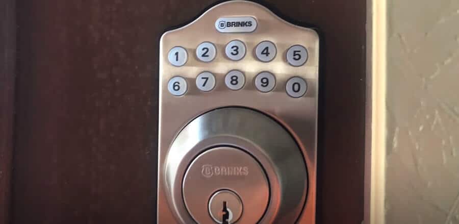 The Brinks keypad lock not working