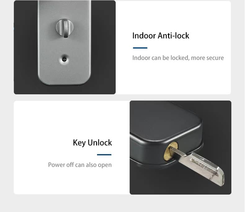Aluminum Alloy Mobile Keyless RFID Hotel Door Lock System SL-H2058 15