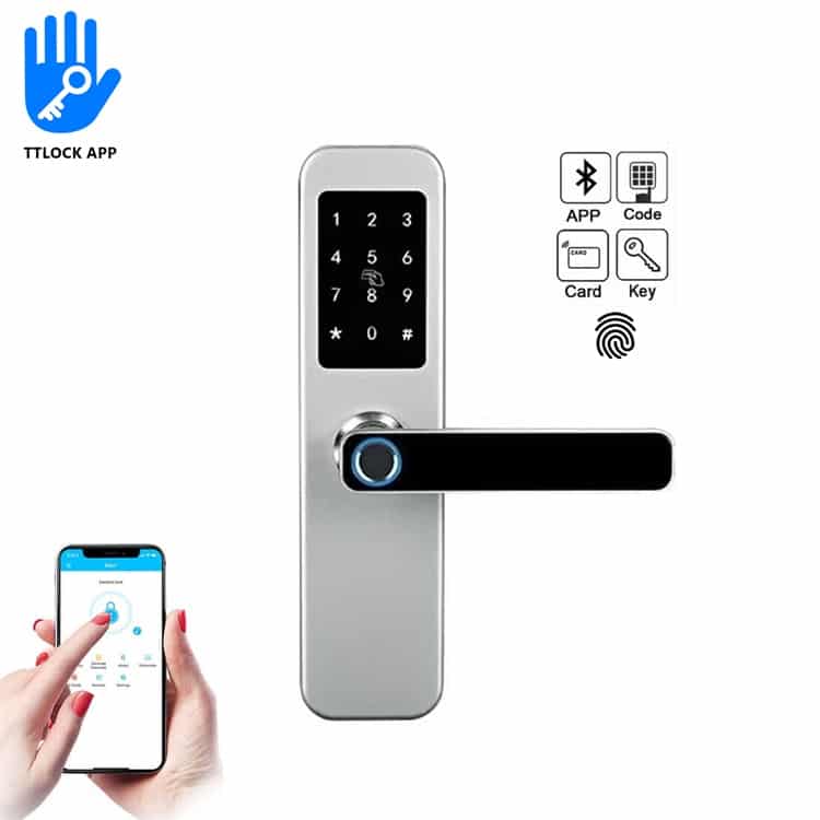 Smart Keyless RFID Bluetooth Keypad Door Lock For Hotel SL-BD19 1