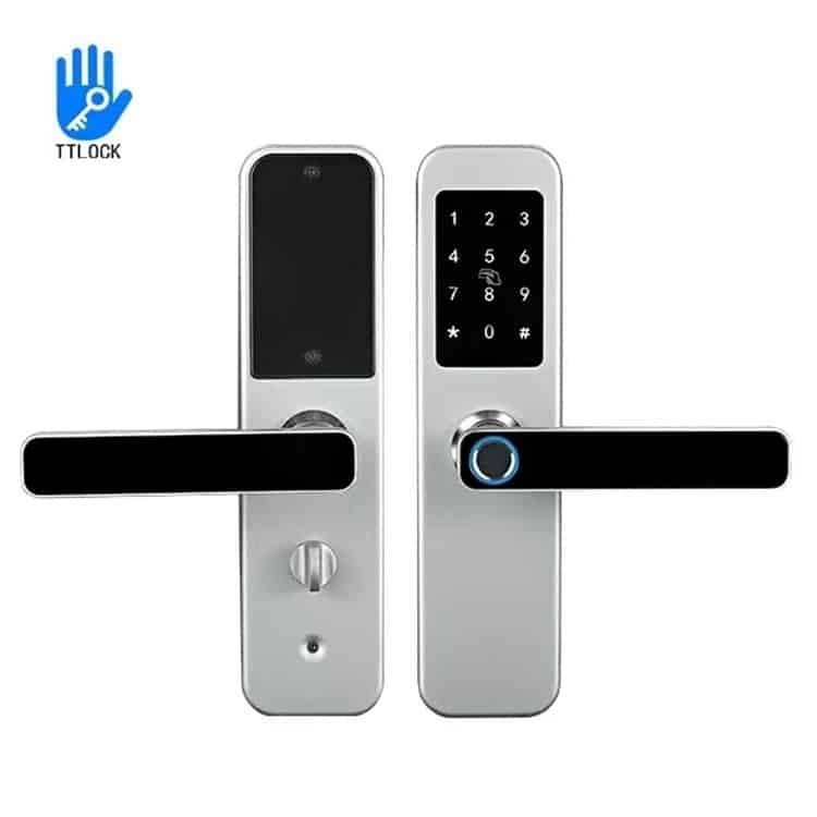 TTlock ديدبولت قفل الباب ببصمة الإصبع مع تطبيق الهاتف المحمول SL-F2058 7