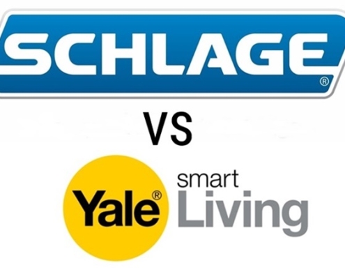 Schlage vs. Yale optrævler det bedste valg af dørbeslag til dit hjem