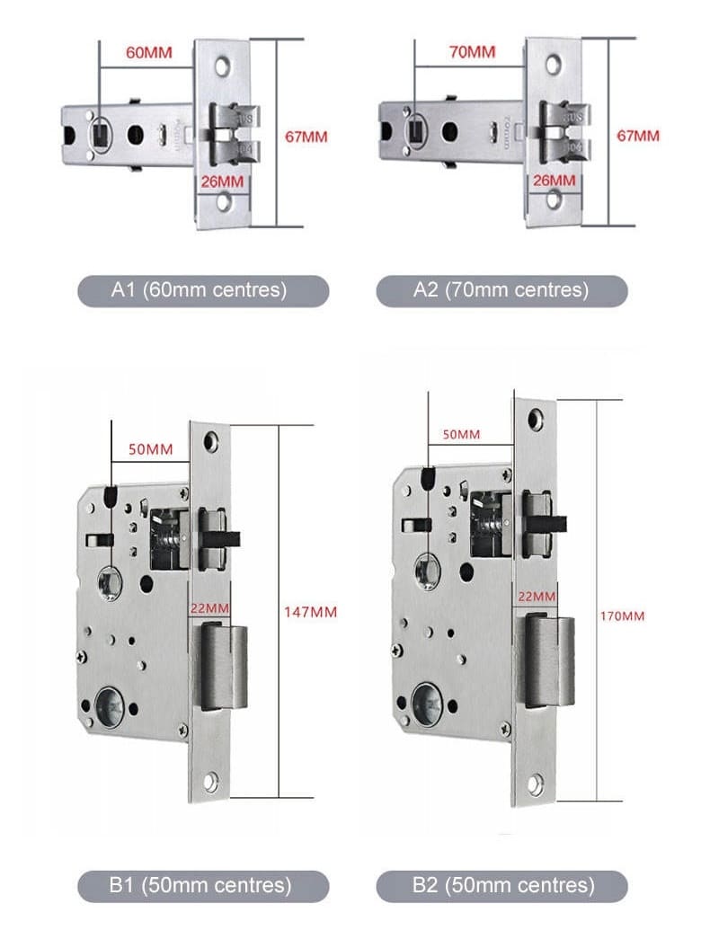 TTlock ديدبولت قفل الباب ببصمة الإصبع مع تطبيق الهاتف المحمول SL-F2058 16
