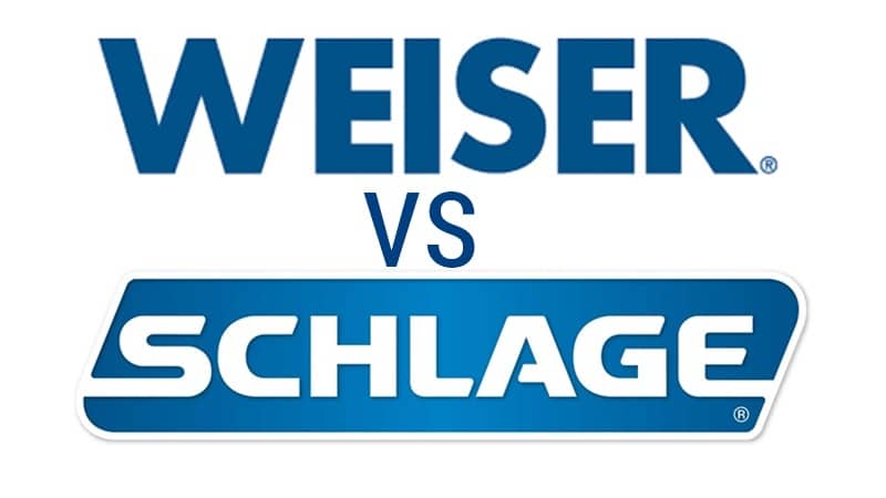 Weiser vs. Schlage ต่างกันอย่างไรและจะเลือกอย่างไร
