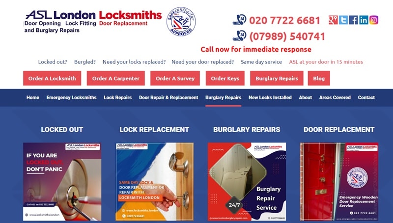 6. Locksmiths London
