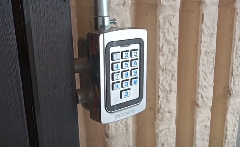 How to open the magnetic lock-Pin Codes and Numeric Keypad