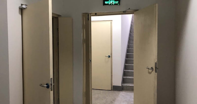 Where are fire doors required