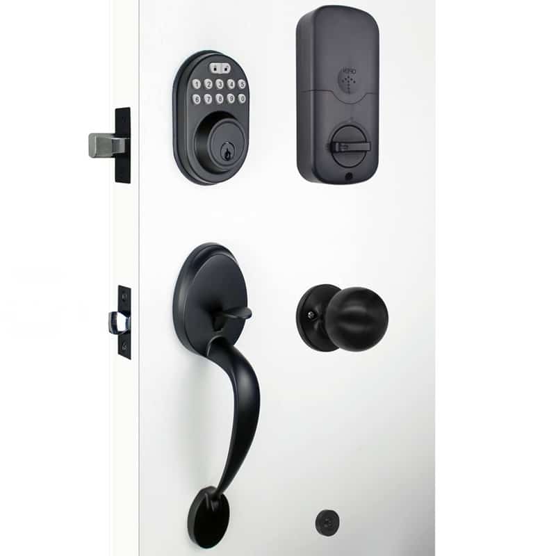 Keyless Electronic Deadbolt with Handle and Keypad for Home SL-DH 8
