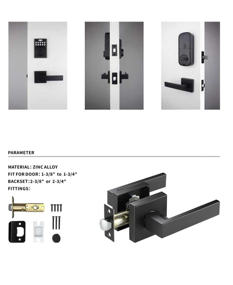 Serrure de porte d'entrée sans clé commerciale à empreinte digitale avec application SL-D07 15