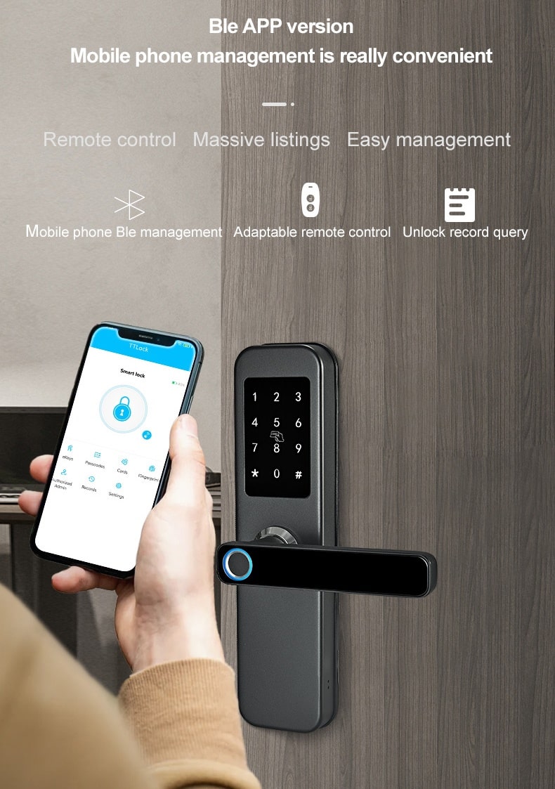 Electronic Commercial Keypad Door Lock with Remote Control SL-B2058 14