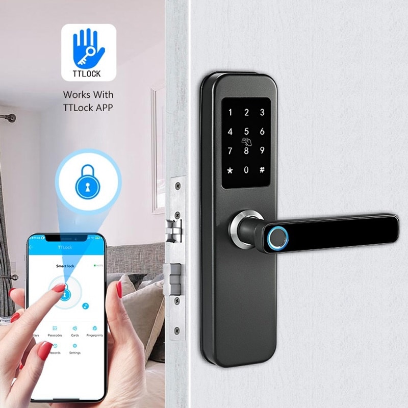 Bluetooth-app-kontrollerede dørlåse til hotel SL-B1068 1