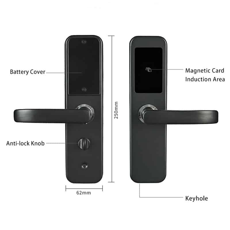 Mobile Check In Hotel Door Lock with Mobile Key App SL-TH2058 11