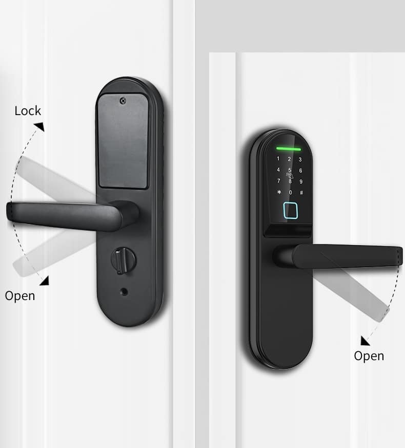 Smart Keyless Door Lock with Bluetooth and Wifi Remote Control SL-B2018 14