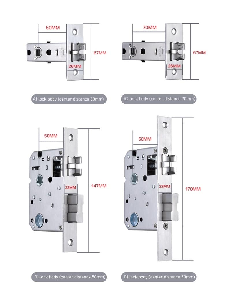 Smart Keyless Door Lock with Bluetooth and Wifi Remote Control SL-B2018 24