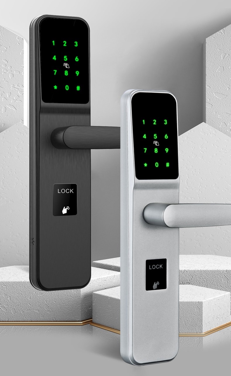 Enregistrement intelligent sans contact dans les serrures de porte d'hôtel avec application mobile SL-THD10 12