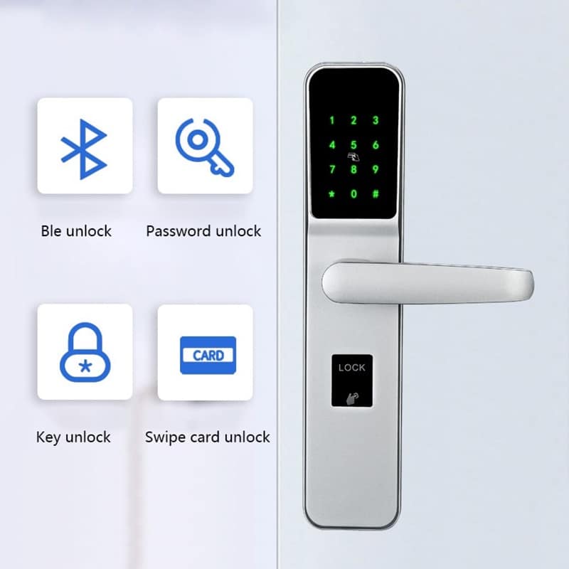 Enregistrement intelligent sans contact dans les serrures de porte d'hôtel avec application mobile SL-THD10 14